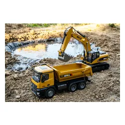Wywrotka zdalnie sterowana ciężarówka RC H-toys 1573 mocna 10 kg udźwigu