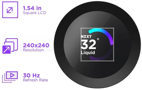 Chłodzenie wodne NZXT Kraken Plus 240 Czarny