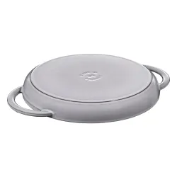 STAUB Grill Round 26 cm grafitowa - patelnia grillowa żeliwna