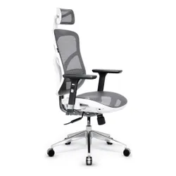 Fotel DIABLO CHAIRS V-Basic Biało-szary