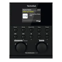 Радиоприемник TechniSat TechniRadio 5 IR FM-радио DAB + интернет Bluetooth черный