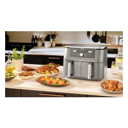 Air fryer Frytkownica beztłuszczowa NINJA Dual Zone Max DZ400EU 9.5 l Szary