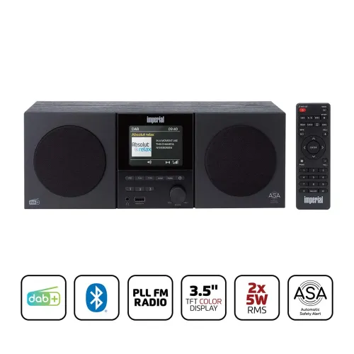 Radioodbiornik Imperial DABMAN 220 Radio FM DAB+ Bluetooth Czarny