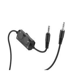 Słuchawki przewodowe Hama 00221846 TV Headphones Cable Nauszne Kabel 6m Regulacja Głośności Czarny