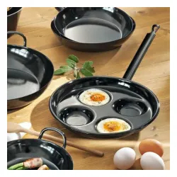 RIESS 26 cm - patelnia do jajek i placuszków emaliowana