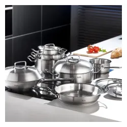 FISSLER Original Profi Collection - zestaw 4 garnków z pokrywkami ze stali nierdzewnej