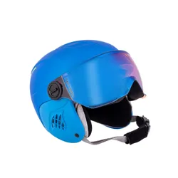 Kask snowboardowy dziecięcy ALPINA CARAT LE VISOR blue - Rozmiar - S