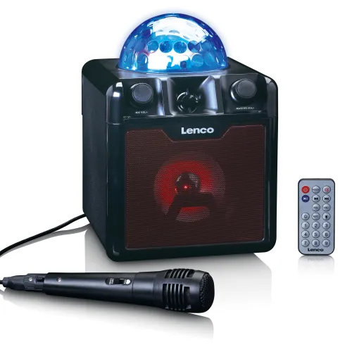 Bluetooth-динамик типа "party" Lenco BTC - 055bk 8W черный