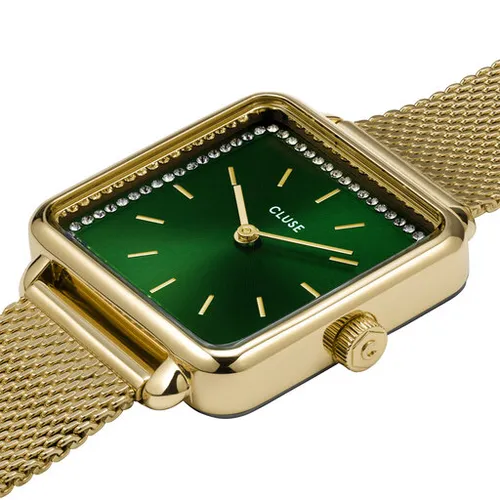 Часы Cluse La Tétragone Cw10309 Gold / Green