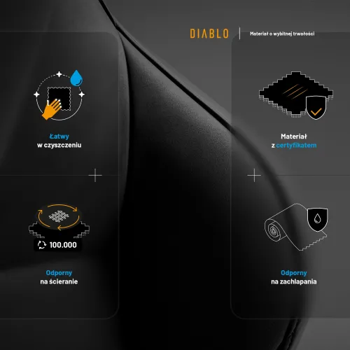 Fotel DIABLO CHAIRS X-One 2.0 Prime Czarny