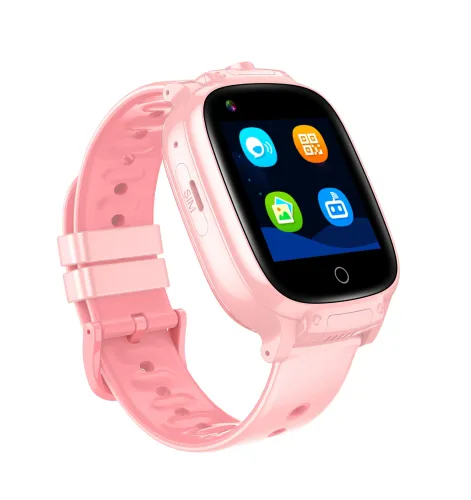 Smartwatch Garett Kids Twin 4G 56mm GPS LTE Różowy