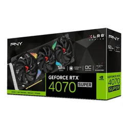 Karta graficzna PNY GeForce RTX 4070 Super XLR8 Gaming Verto Epic-X RGB OC Triple Fan 12GB DLSS 3