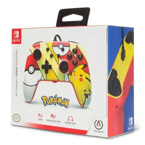 Pad PowerA Enhanced Pokemon Pikachu Pop do Nintendo Switch Przewodowy