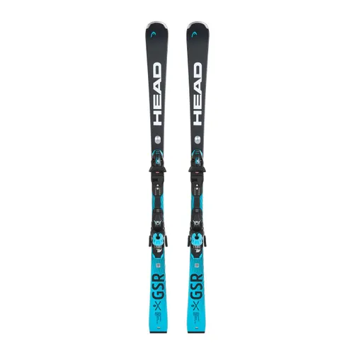 Narty zjazdowe HEAD Worldcup Rebels e.GSR + wiązania PR 11 GW black/blue