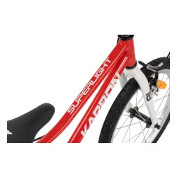 Rower dziecięcy KARBON Superlight 18 cali dla chłopca Czerwony