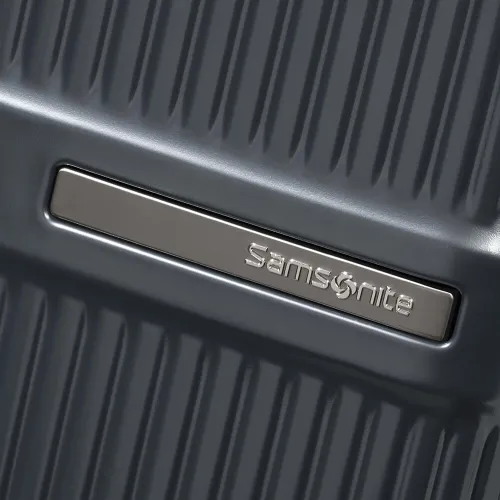 Walizka średnia Samsonite Dorsett - matte metallic grey