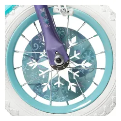 Rower dziecięcy HUFFY Disney Kraina Lodu 12 cali dla dziewczynki Fioletowo-niebieski