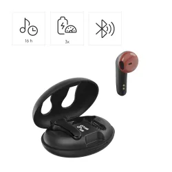 Słuchawki bezprzewodowe Hama Spirit Unchained ENC Douszne Bluetooth 5.3 Czarny