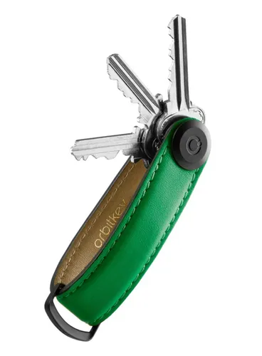 Skórzane etui organizer na klucze Orbitkey 2.0 Leather - island green