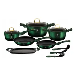 Zestaw garnków BERLINGER HAUS Emerald Collection BH/6066 (12 elementów)