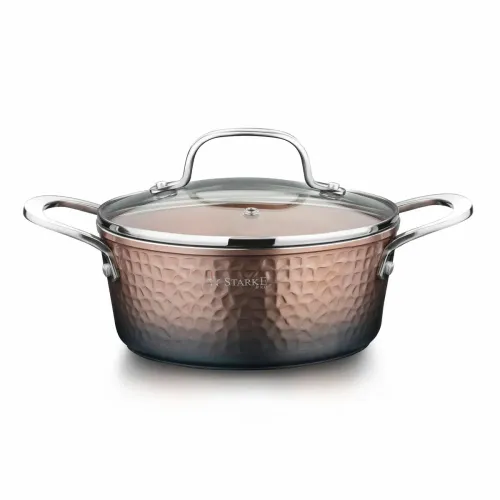 Garnek na indukcję z powłoką nieprzywierającą Starke Pro Glossy Copper 1,6 l