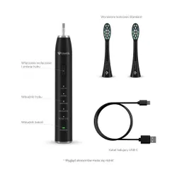 Szczoteczka soniczna TRUELIFE SonicBrush Clean30 Czarny