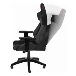 Fotel Genesis Nitro 650 Gamingowy do 150kg Skóra ECO Tkanina Czarny