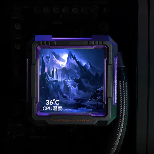 Chłodzenie wodne THERMALRIGHT Frozen Warframe Pro 360 ARGB Czarny