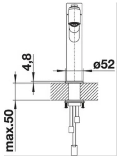 Bateria BLANCO Ambis-S 523119 Stal szlachetna