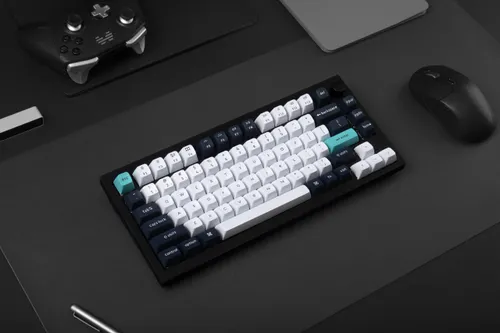Klawiatura KEYCHRON Q1 Max Wireless Switch Gateron Jupiter Banana Czarno-biało-niebieski