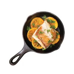 Patelnia żeliwna LODGE SEMI DI GHISA ŚREDNIA CZARNA 16 cm