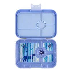 Lunchbox pojemnik na śniadanie XL Yumbox Tapas 4 - hazy blue / panther