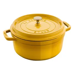 Garnek żeliwny okrągły 3.7 ltr cytrynowy STAUB LA COCOTTE Cytrynowy