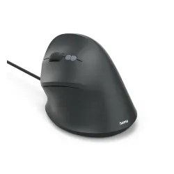 Myszka Hama ECM-500 Dla leworęcznych Czarny