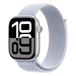 Apple Watch Series 10 GPS + Cellular Koperta 42mm aluminium srebrny opaska sportowa błękitny obłok