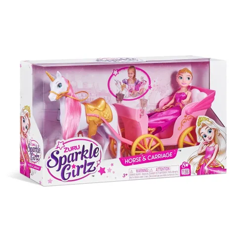 ZURU Sparkle Girlz Кукла Принцесса 10,5 дюймов с коляской