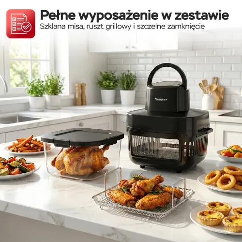 Air Fryer Frytkownica beztłuszczowa TURBOTRONIC TT-AFG6 6l