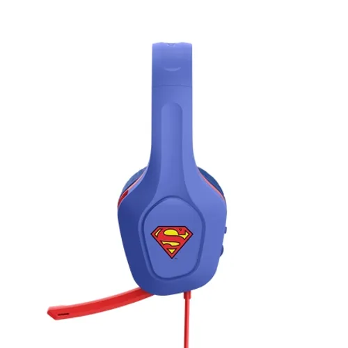 Słuchawki przewodowe z mikrofonem Trust GXT 415SM Nauszne Niebieski Superman