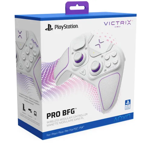 Геймпад Victrix PRO BFG для PS5, PS4, PC Беспроводной/Проводной Белый