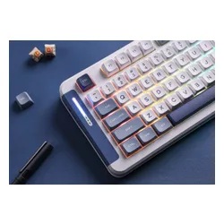 Klawiatura MCHOSE X75-2A Biało-niebieski