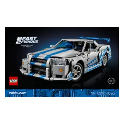LEGO Klocki Technic 42210 Samochód Nissan Skyline GT-R (R34) z filmu Za szybcy, za wściekli