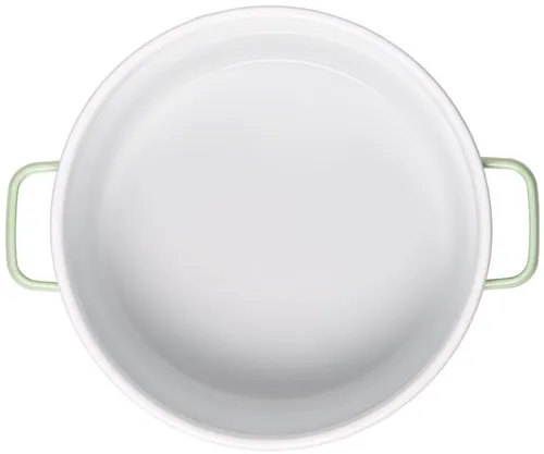 Zestaw garnków GERLACH Natur Enamel Pastelowa zieleń (6 elementów)
