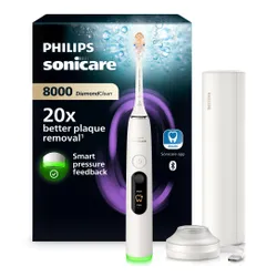 Szczoteczka soniczna PHILIPS Sonicare 8000 DiamondClean HX8311/11 Biały