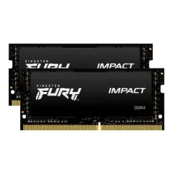 Pamięć Kingston FURY Impact DDR4 64GB (2 x 32GB) 3200 CL20 SODIMM Czarny