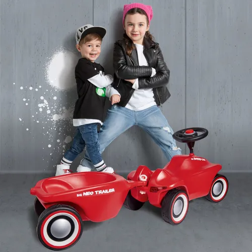 Big Przyczepka do jeździka Bobby Car Neo czerwona
