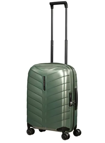 Маленький расширяемый чемодан Samsonite Attrix 55 см (20/23 см) - basil green