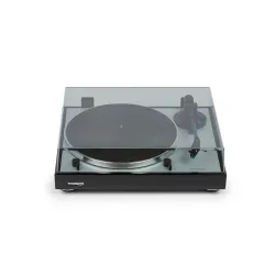 Gramofon Thorens TD 402 DD Półautomatyczny Napęd bezpośredni Przedwzmacniacz Czarny błyszczący