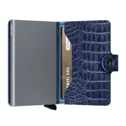 Miniwallet Secrid Nile-blue RFID Cüzdanı