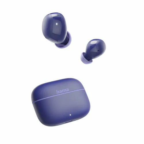 Słuchawki bezprzewodowe Hama Freedom Buddy II TWS Dokanałowe Bluetooth 5.4 Niebieski
