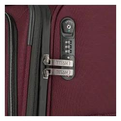 Valiză extensibilă medie Titan Nonstop-merlot